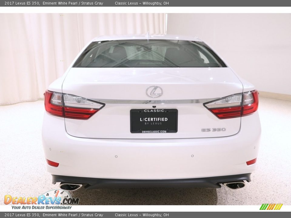 2017 Lexus ES 350 Eminent White Pearl / Stratus Gray Photo #21