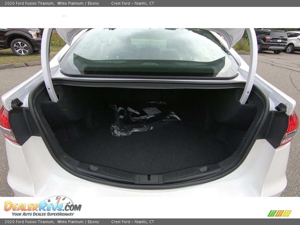 2020 Ford Fusion Titanium White Platinum / Ebony Photo #22