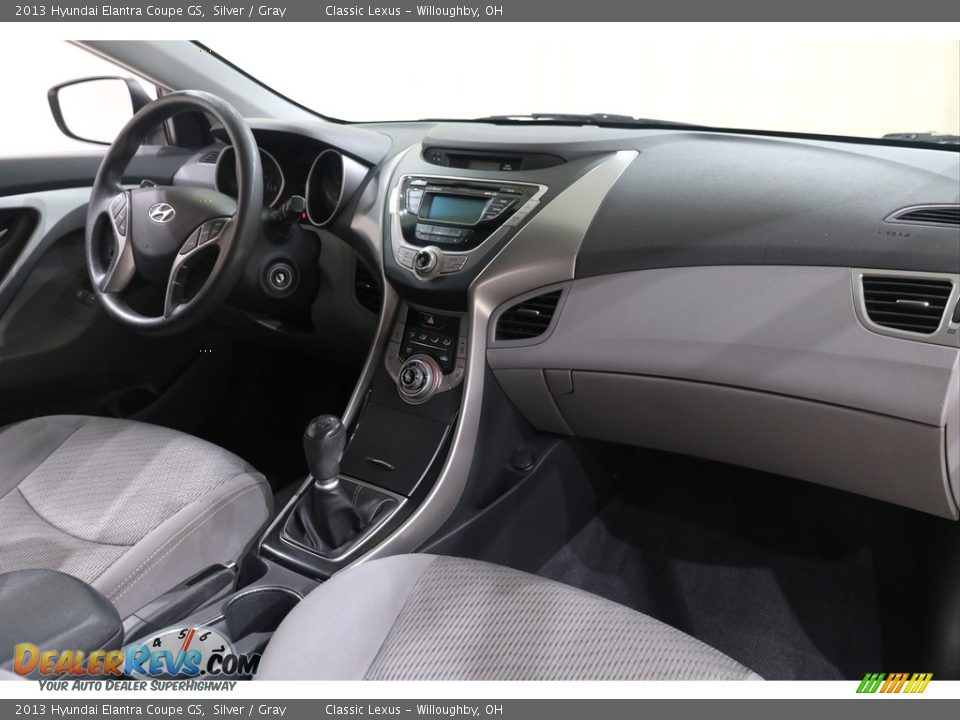 2013 Hyundai Elantra Coupe GS Silver / Gray Photo #21
