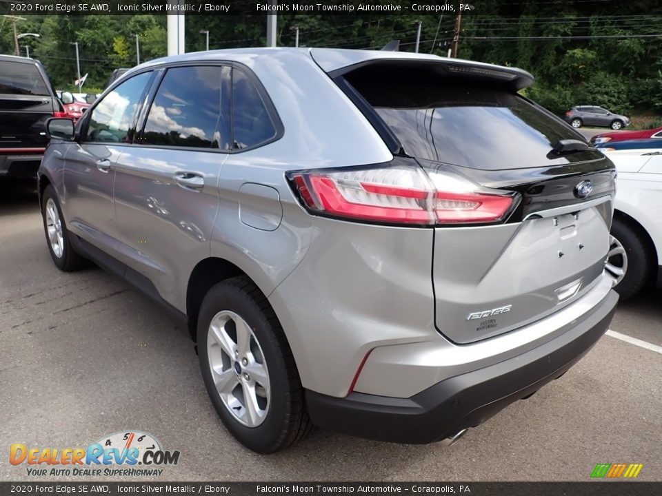 2020 Ford Edge SE AWD Iconic Silver Metallic / Ebony Photo #3