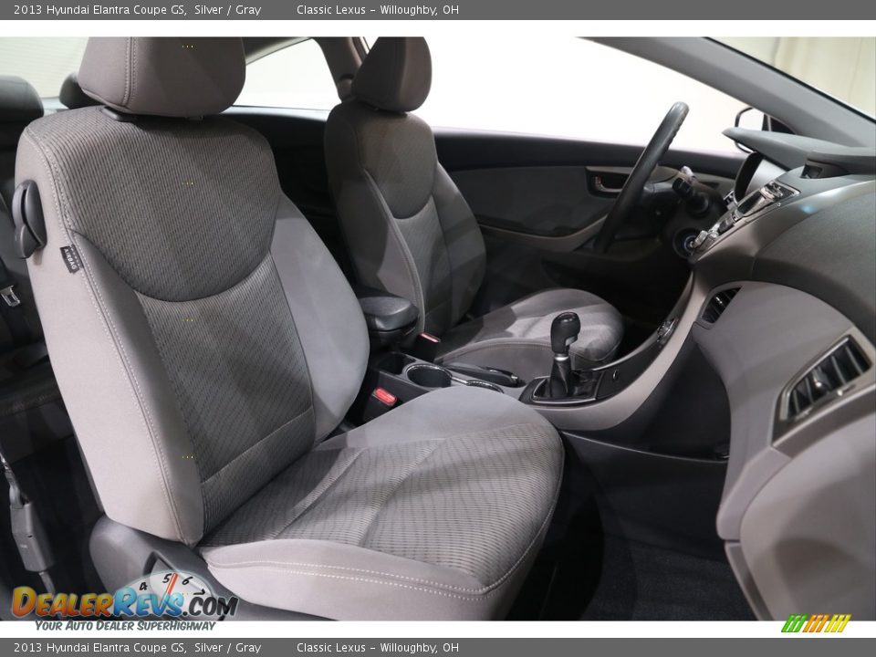 2013 Hyundai Elantra Coupe GS Silver / Gray Photo #22