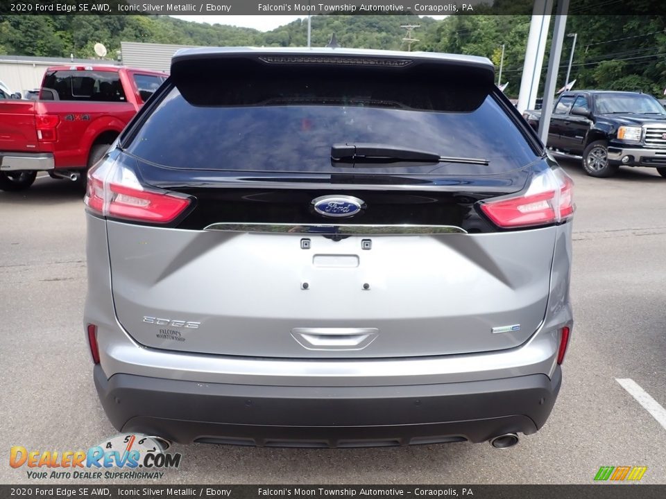 2020 Ford Edge SE AWD Iconic Silver Metallic / Ebony Photo #4