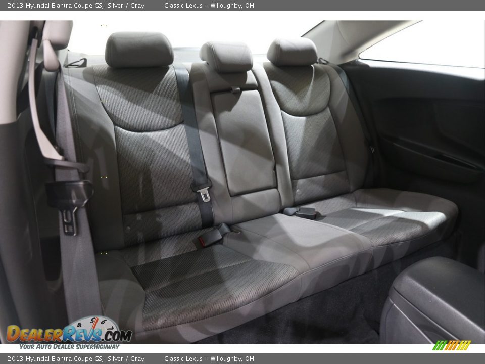 2013 Hyundai Elantra Coupe GS Silver / Gray Photo #23