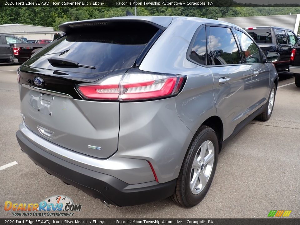 2020 Ford Edge SE AWD Iconic Silver Metallic / Ebony Photo #5