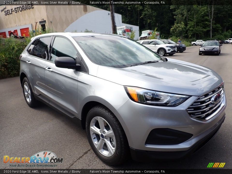 2020 Ford Edge SE AWD Iconic Silver Metallic / Ebony Photo #6