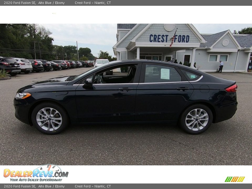 2020 Ford Fusion SE Alto Blue / Ebony Photo #4