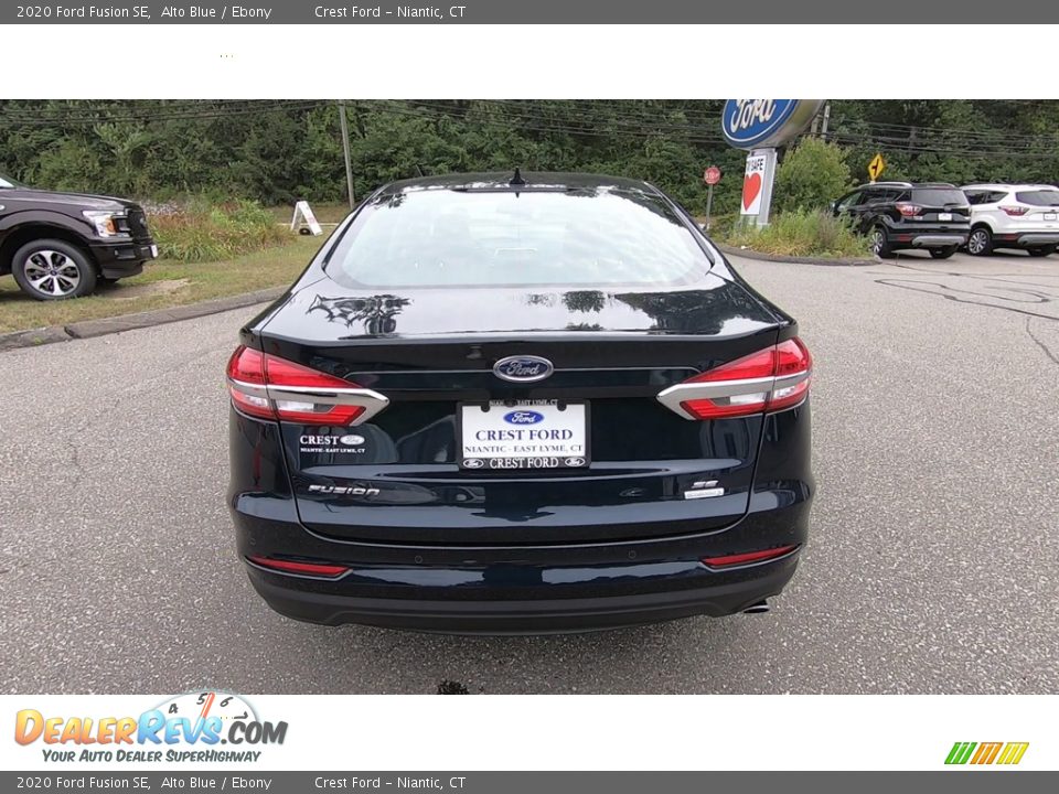 2020 Ford Fusion SE Alto Blue / Ebony Photo #6