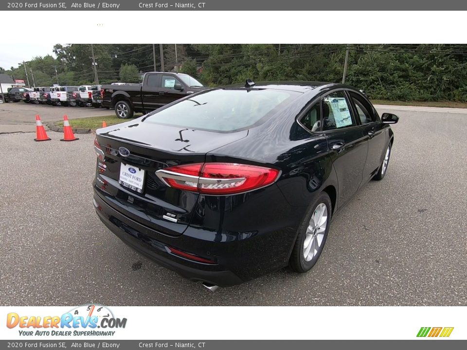 2020 Ford Fusion SE Alto Blue / Ebony Photo #7