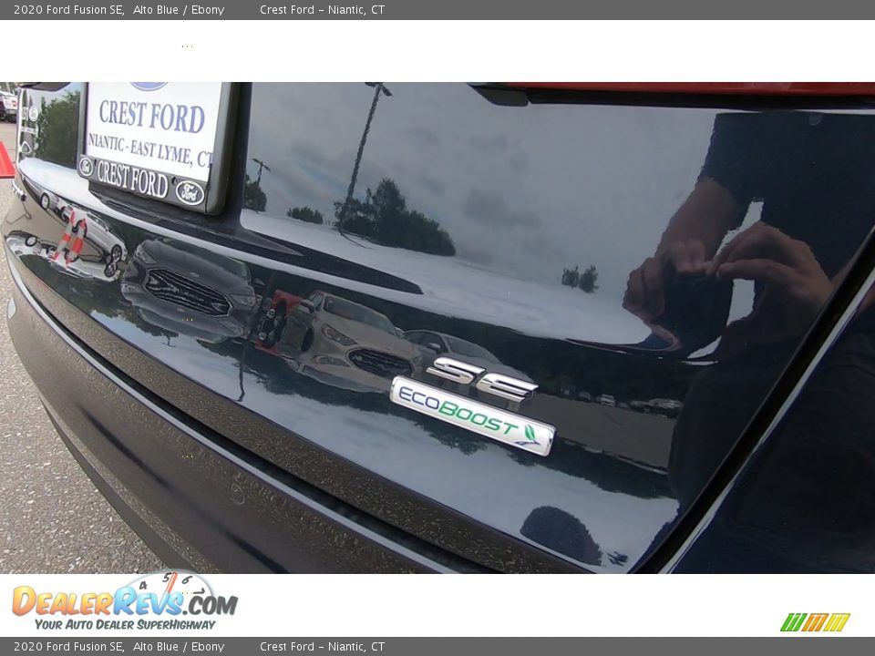 2020 Ford Fusion SE Alto Blue / Ebony Photo #9