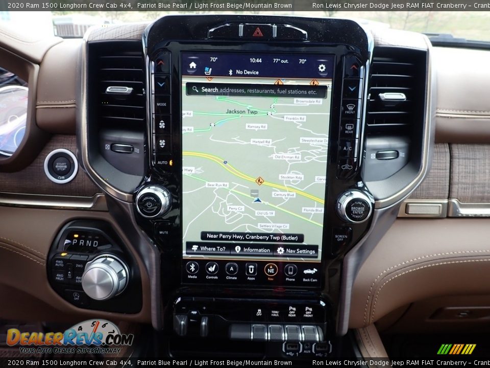 Navigation of 2020 Ram 1500 Longhorn Crew Cab 4x4 Photo #17