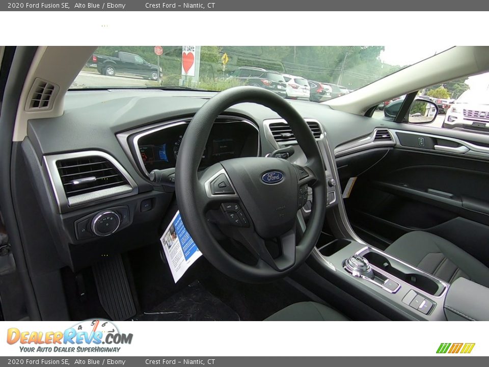 2020 Ford Fusion SE Alto Blue / Ebony Photo #11
