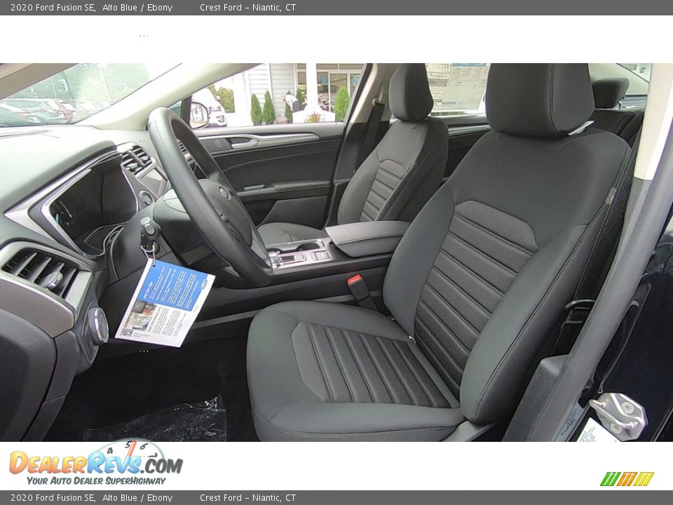 2020 Ford Fusion SE Alto Blue / Ebony Photo #12