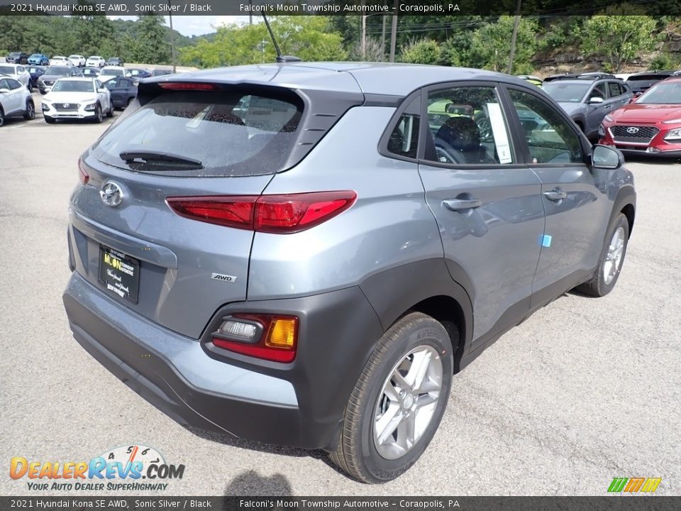 2021 Hyundai Kona SE AWD Sonic Silver / Black Photo #2