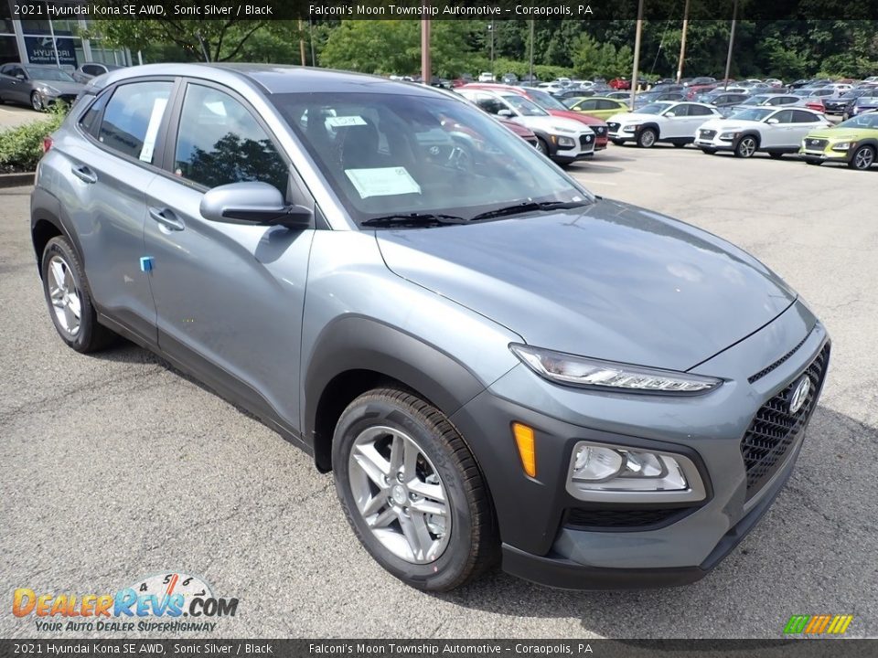 2021 Hyundai Kona SE AWD Sonic Silver / Black Photo #3
