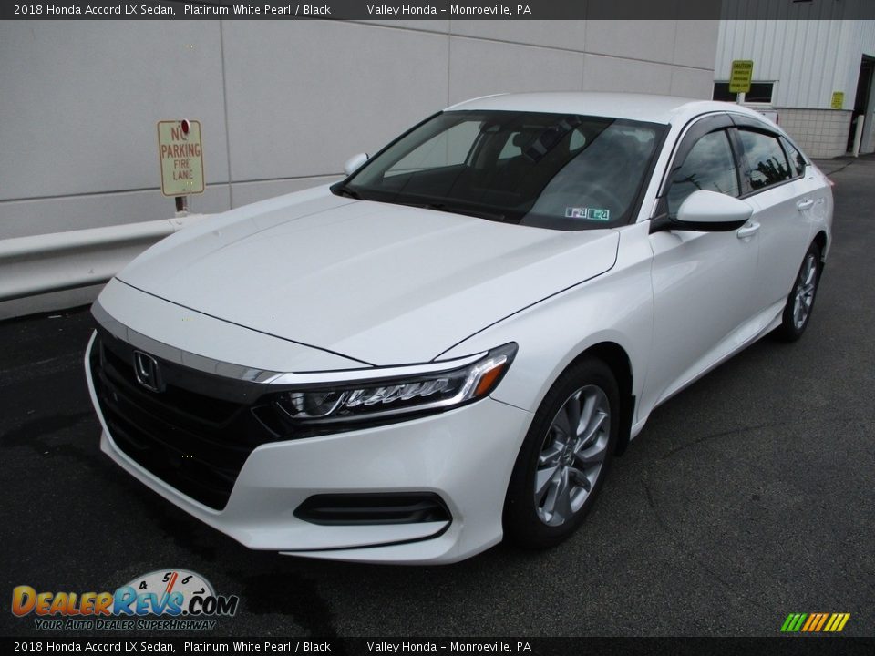 2018 Honda Accord LX Sedan Platinum White Pearl / Black Photo #9