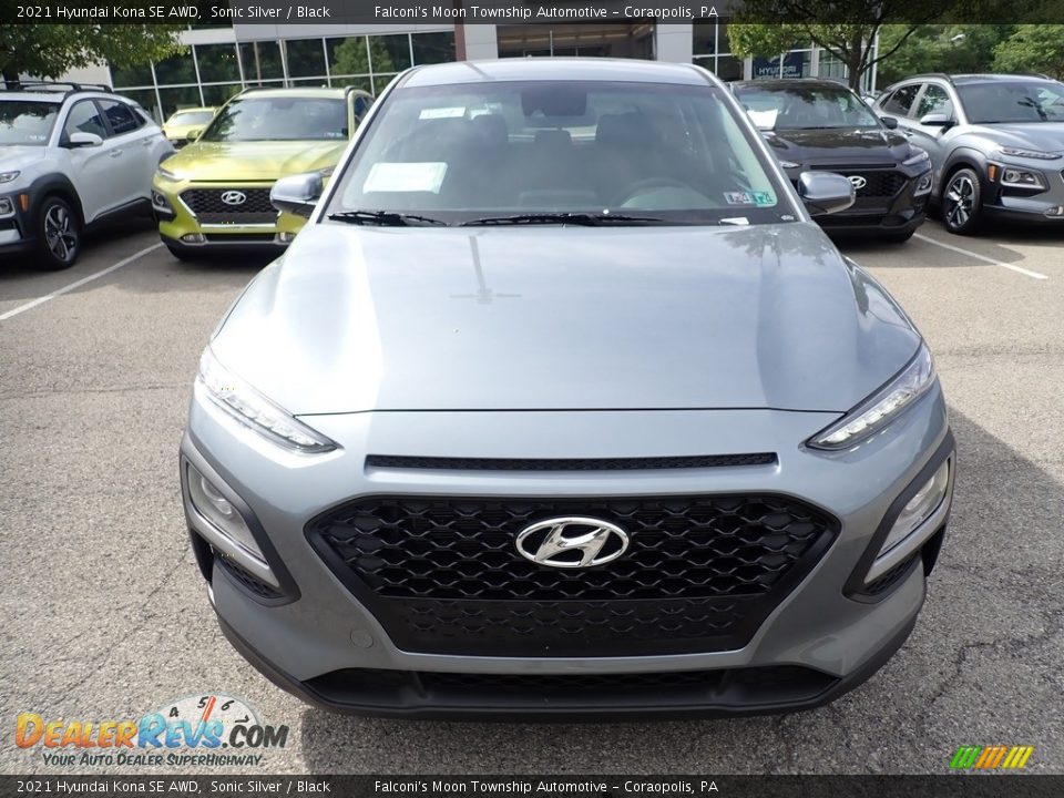 2021 Hyundai Kona SE AWD Sonic Silver / Black Photo #4