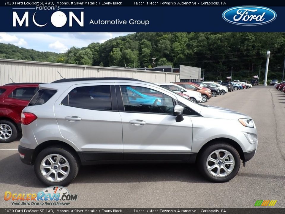 2020 Ford EcoSport SE 4WD Moondust Silver Metallic / Ebony Black Photo #1