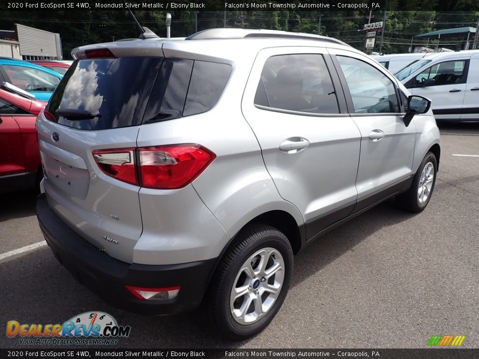 2020 Ford EcoSport SE 4WD Moondust Silver Metallic / Ebony Black Photo #2