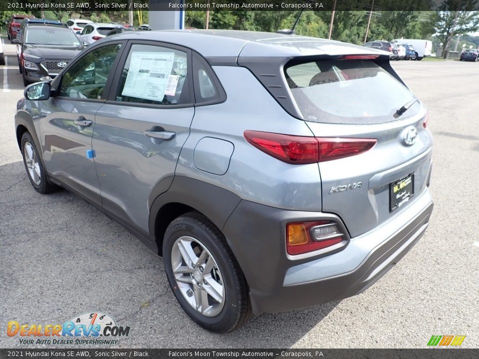 2021 Hyundai Kona SE AWD Sonic Silver / Black Photo #6