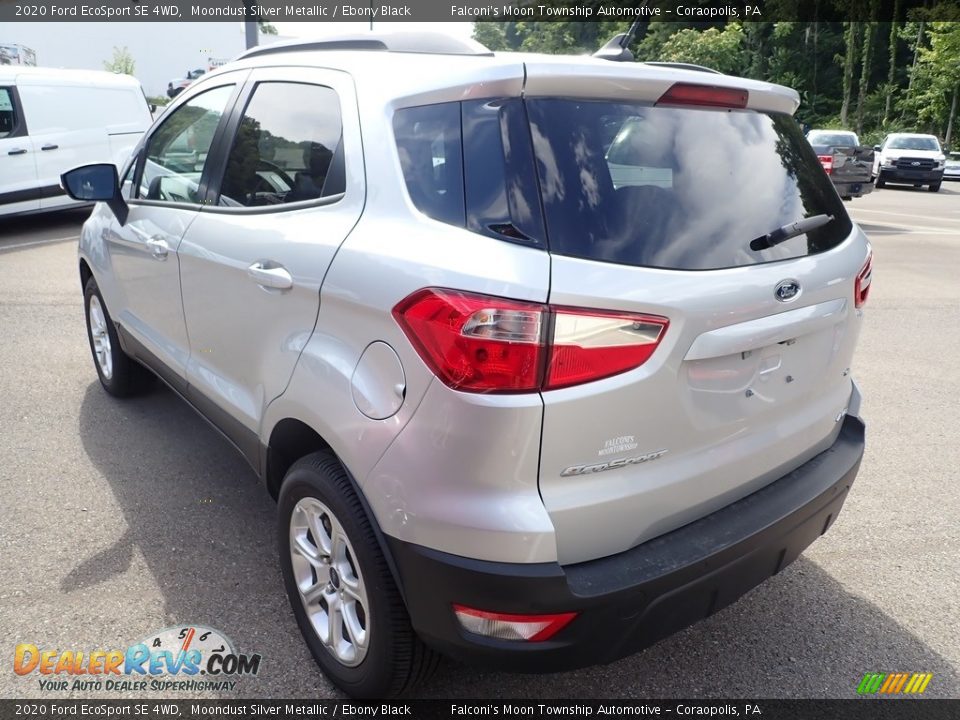 2020 Ford EcoSport SE 4WD Moondust Silver Metallic / Ebony Black Photo #6