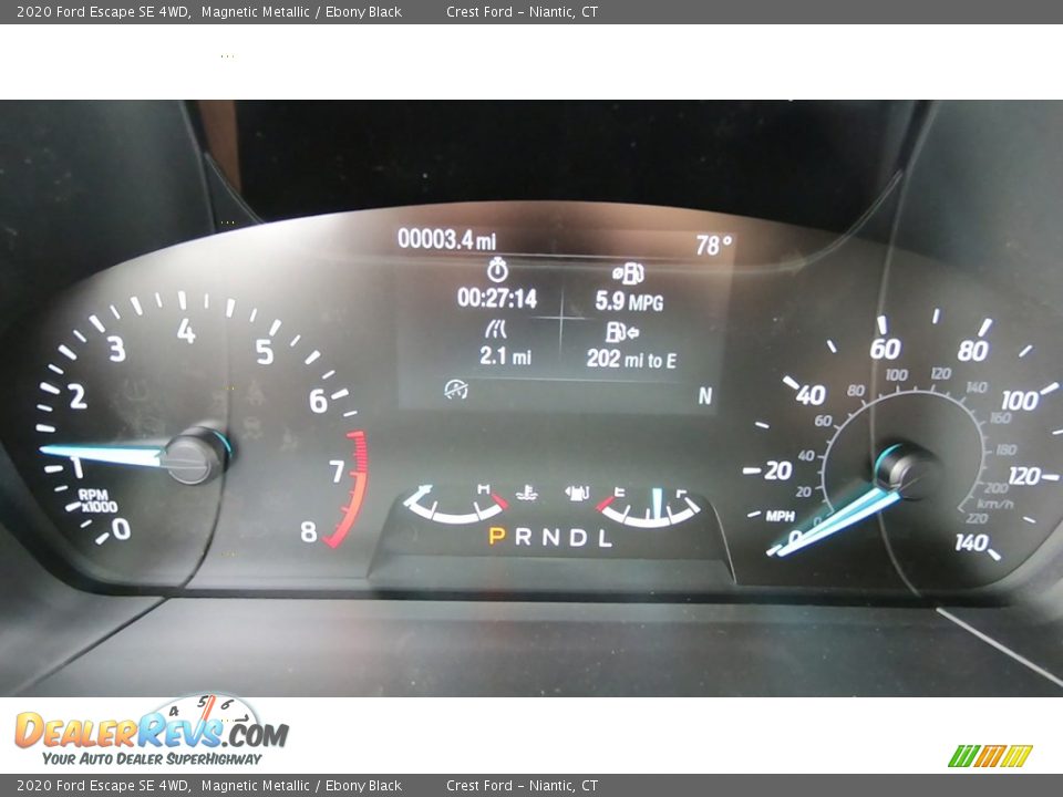 2020 Ford Escape SE 4WD Magnetic Metallic / Ebony Black Photo #13