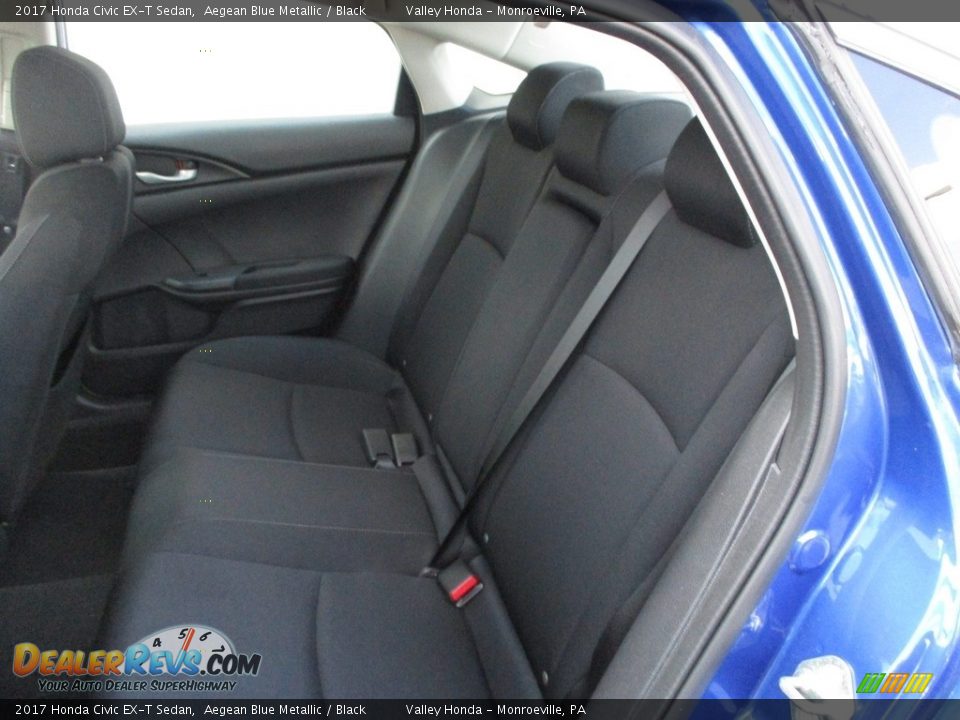 2017 Honda Civic EX-T Sedan Aegean Blue Metallic / Black Photo #11
