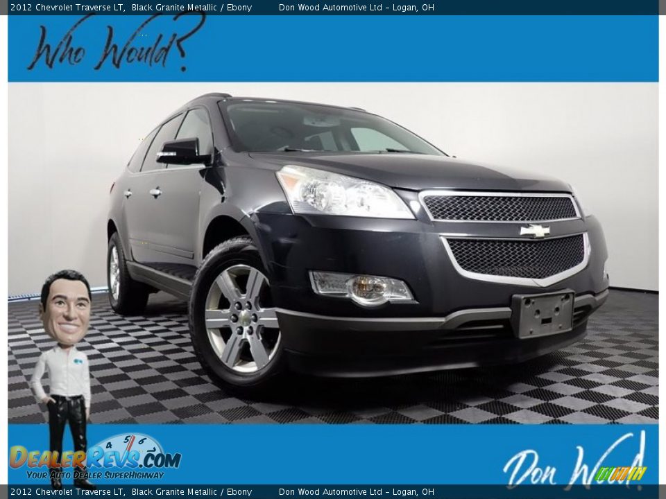 2012 Chevrolet Traverse LT Black Granite Metallic / Ebony Photo #1