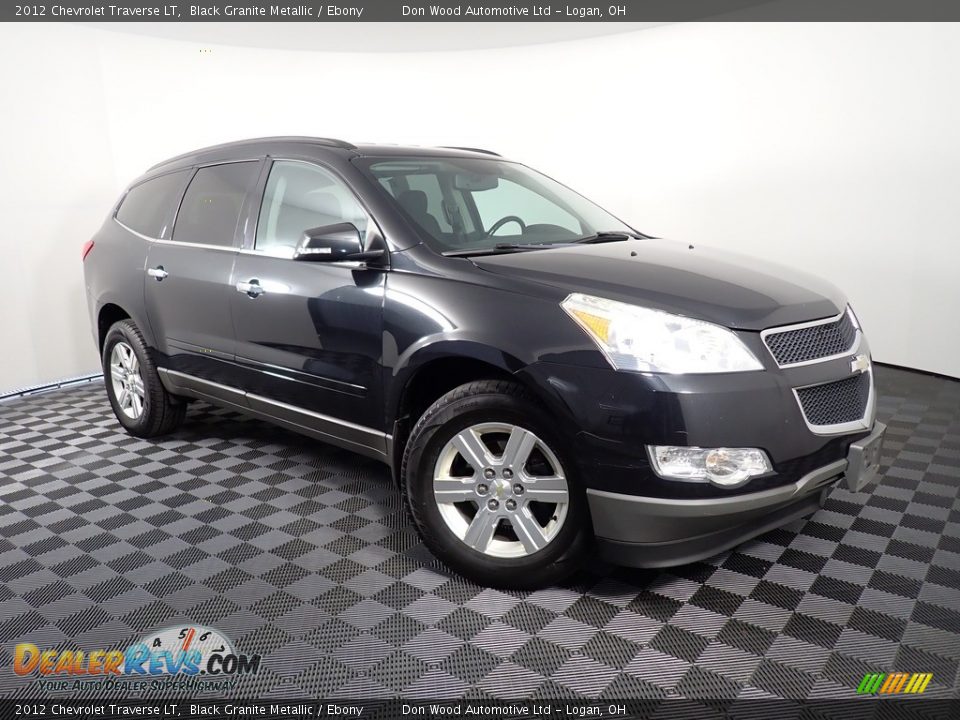 2012 Chevrolet Traverse LT Black Granite Metallic / Ebony Photo #3