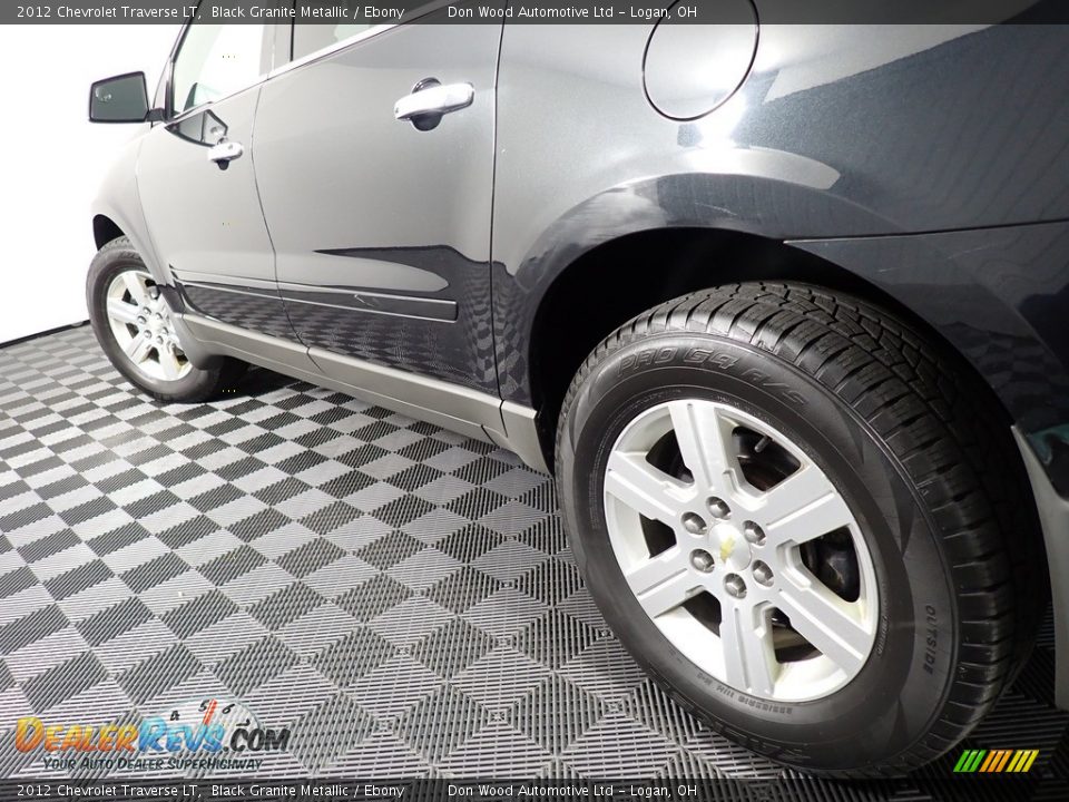 2012 Chevrolet Traverse LT Black Granite Metallic / Ebony Photo #10