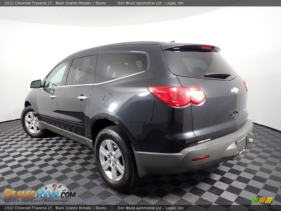 2012 Chevrolet Traverse LT Black Granite Metallic / Ebony Photo #11