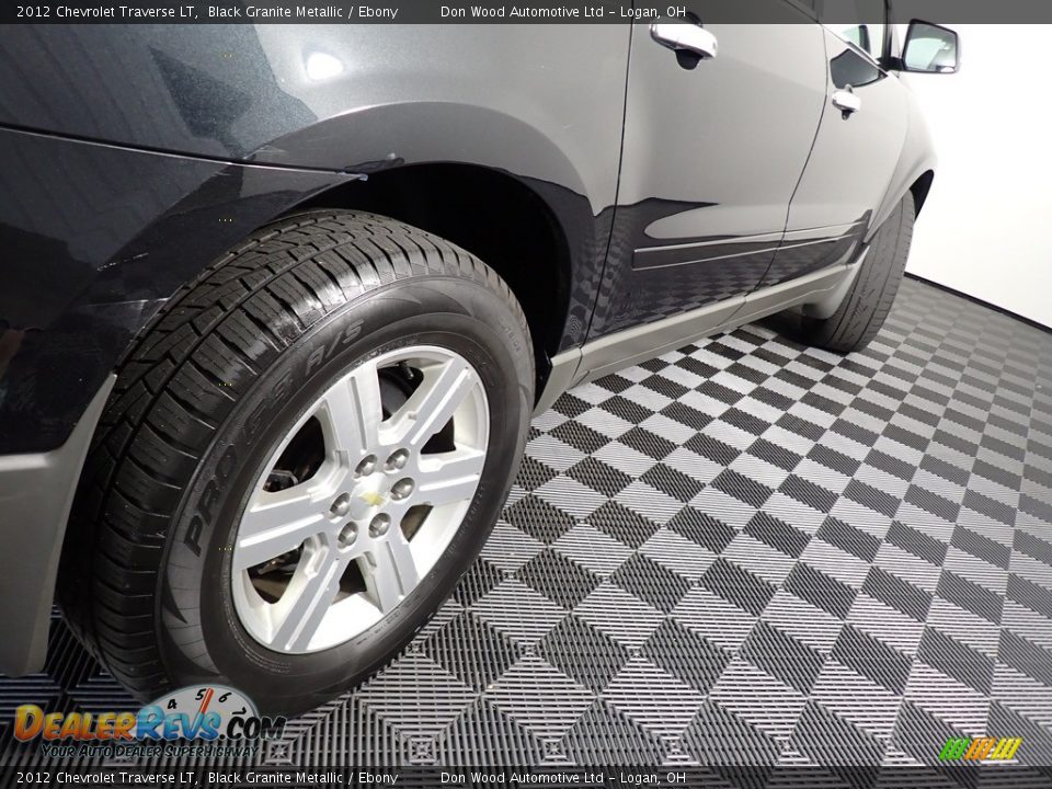 2012 Chevrolet Traverse LT Black Granite Metallic / Ebony Photo #17