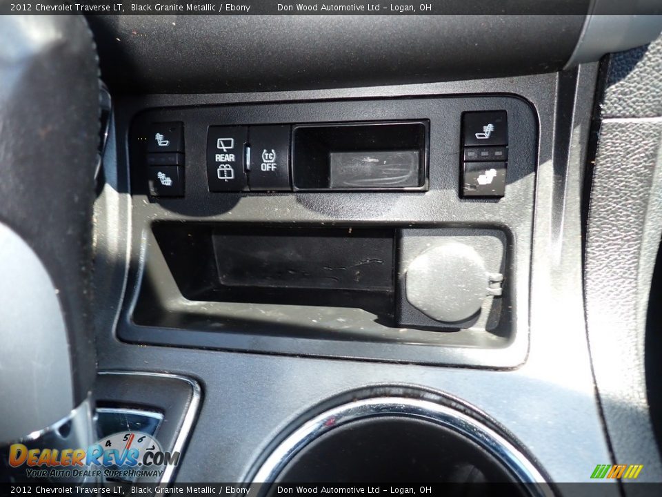 2012 Chevrolet Traverse LT Black Granite Metallic / Ebony Photo #19