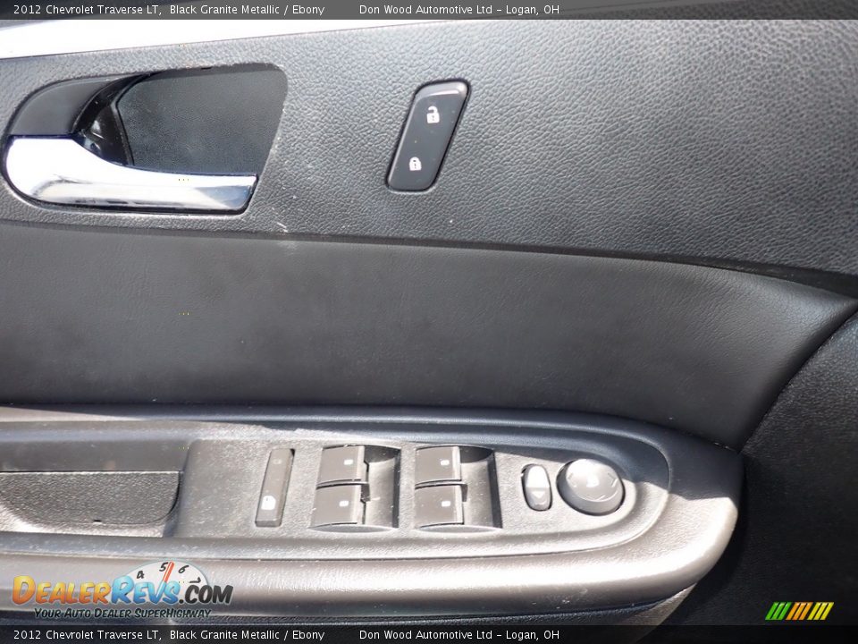 2012 Chevrolet Traverse LT Black Granite Metallic / Ebony Photo #20