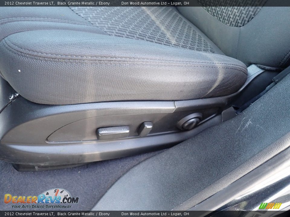 2012 Chevrolet Traverse LT Black Granite Metallic / Ebony Photo #22