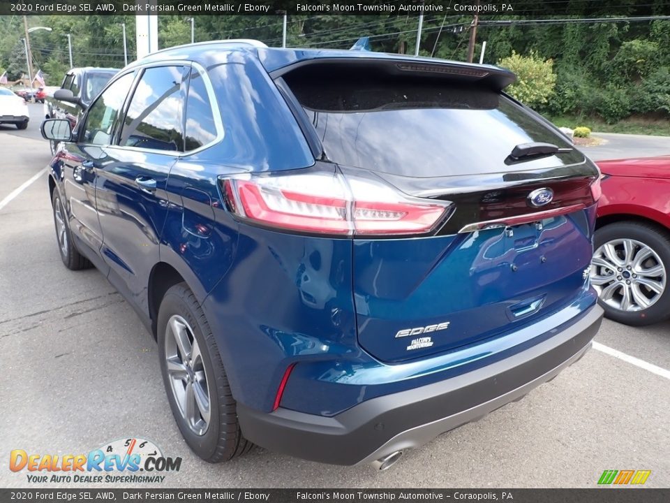2020 Ford Edge SEL AWD Dark Persian Green Metallic / Ebony Photo #3