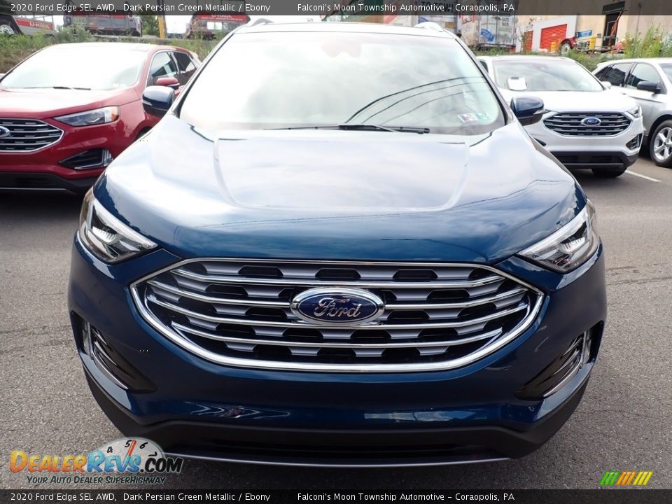 2020 Ford Edge SEL AWD Dark Persian Green Metallic / Ebony Photo #7