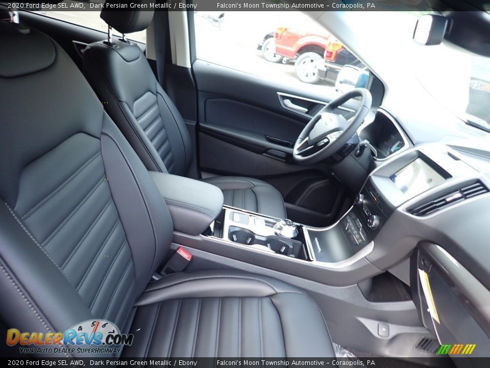 2020 Ford Edge SEL AWD Dark Persian Green Metallic / Ebony Photo #8