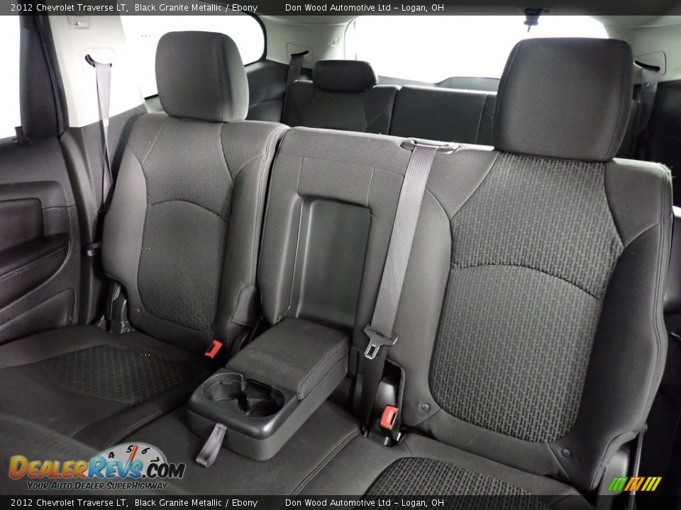 2012 Chevrolet Traverse LT Black Granite Metallic / Ebony Photo #31