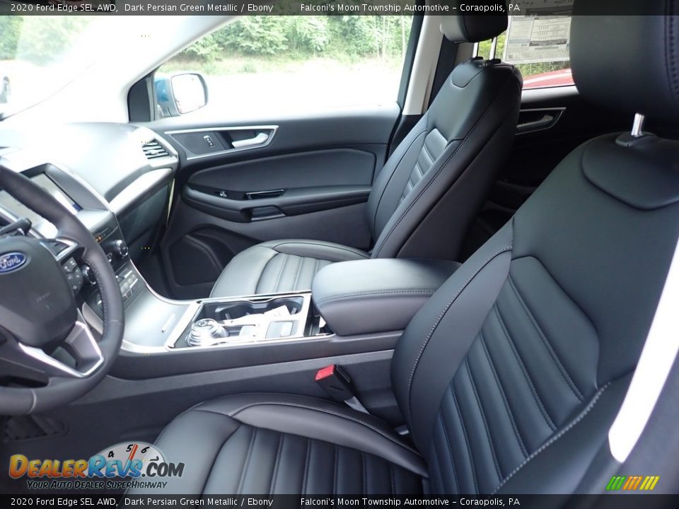 2020 Ford Edge SEL AWD Dark Persian Green Metallic / Ebony Photo #10