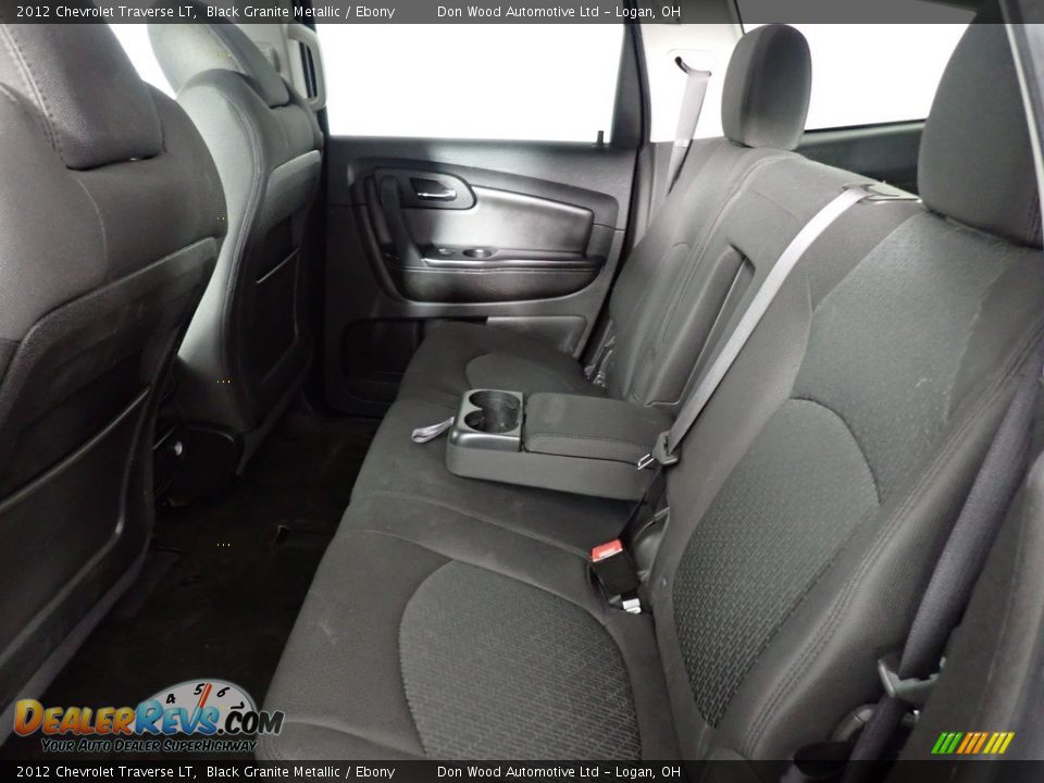 2012 Chevrolet Traverse LT Black Granite Metallic / Ebony Photo #33