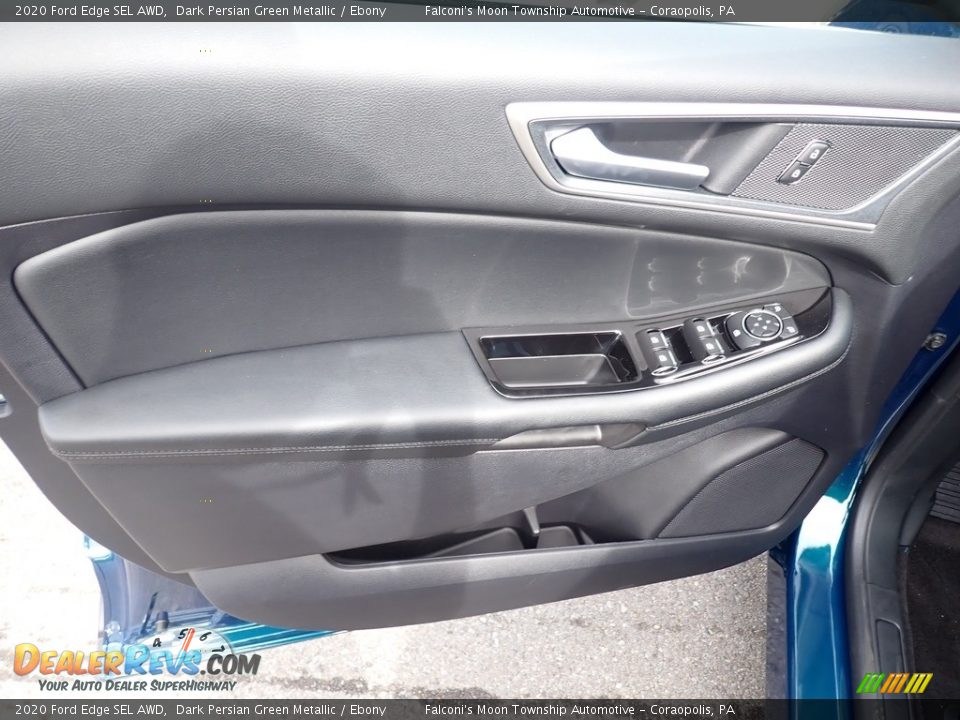 2020 Ford Edge SEL AWD Dark Persian Green Metallic / Ebony Photo #11