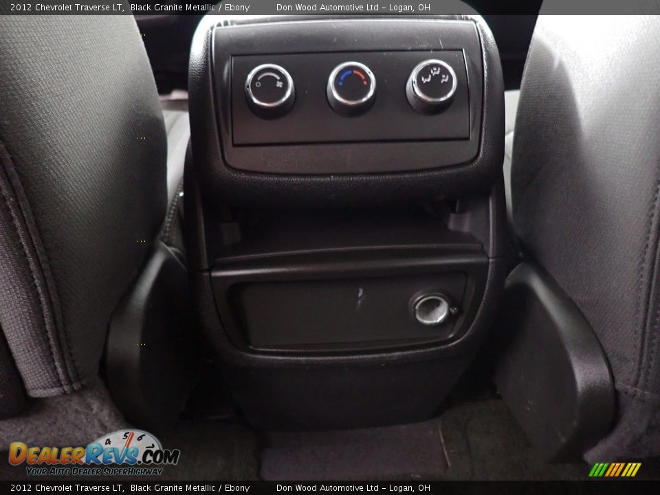 2012 Chevrolet Traverse LT Black Granite Metallic / Ebony Photo #34