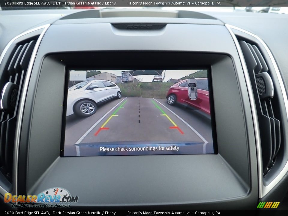 2020 Ford Edge SEL AWD Dark Persian Green Metallic / Ebony Photo #14