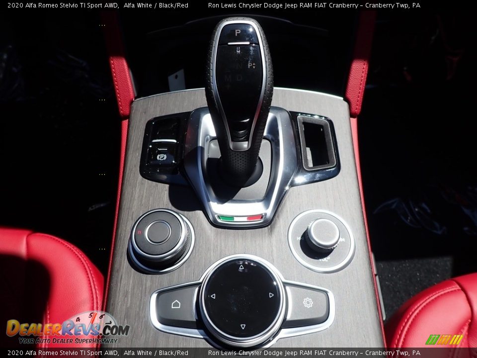 2020 Alfa Romeo Stelvio TI Sport AWD Alfa White / Black/Red Photo #20