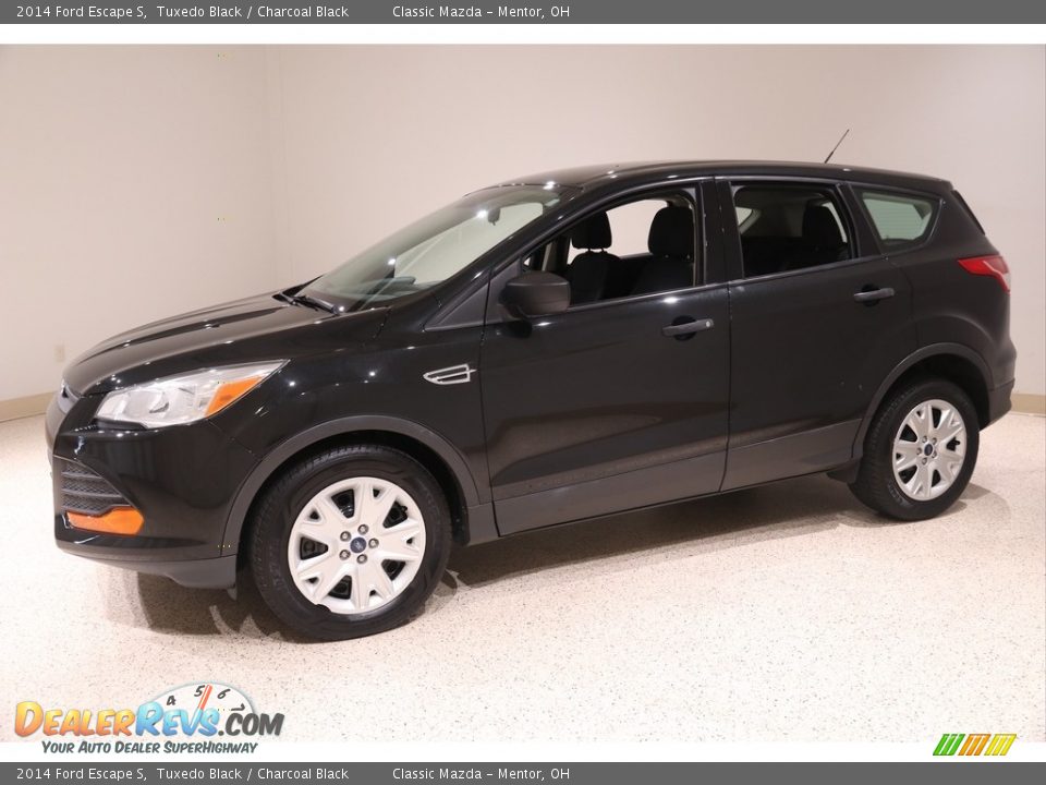 2014 Ford Escape S Tuxedo Black / Charcoal Black Photo #3