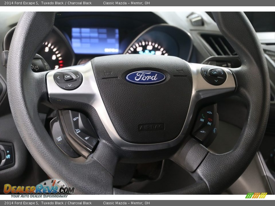 2014 Ford Escape S Tuxedo Black / Charcoal Black Photo #7