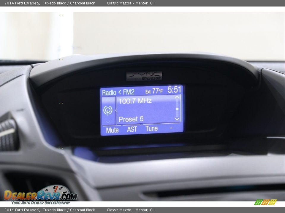 2014 Ford Escape S Tuxedo Black / Charcoal Black Photo #10