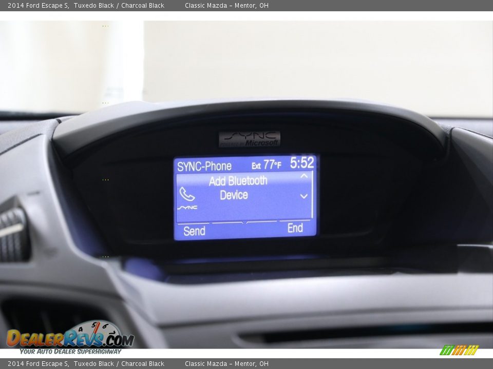 2014 Ford Escape S Tuxedo Black / Charcoal Black Photo #11