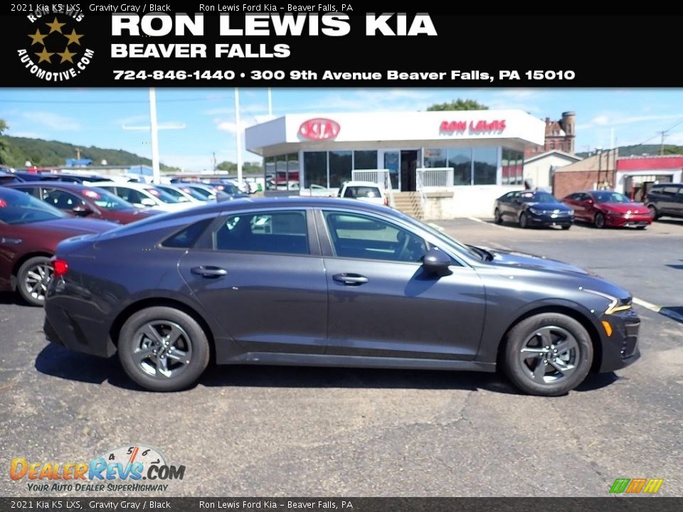 2021 Kia K5 LXS Gravity Gray / Black Photo #1