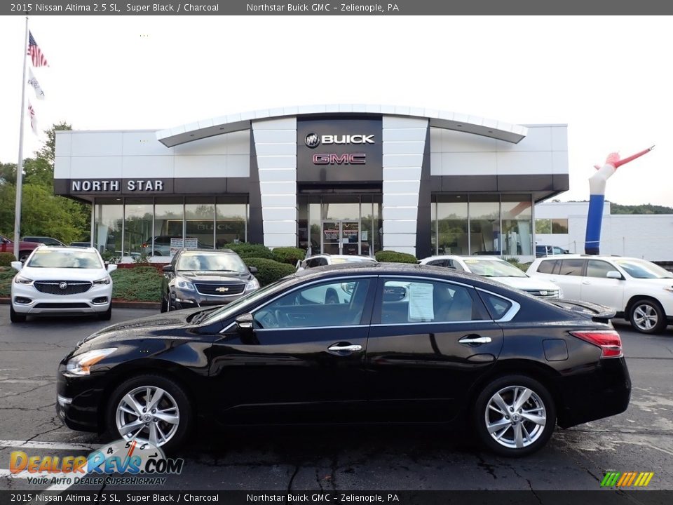 2015 Nissan Altima 2.5 SL Super Black / Charcoal Photo #1